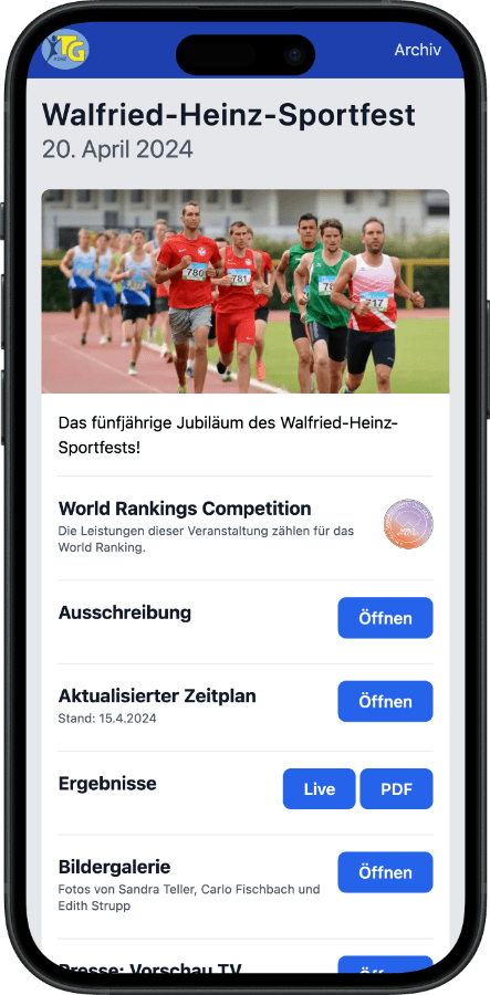Lawettkampf auf einem iPhone-Bildschirm